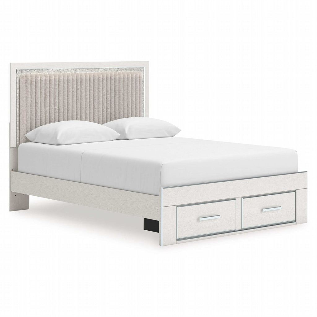 Zuraleus Queen Storage Bed - White