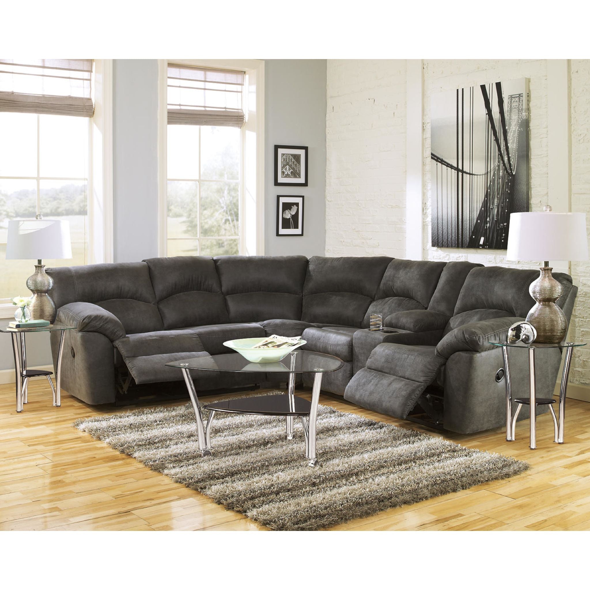 Tambo 2 Piece Reclining Sectional