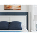 Bostwick Shoals Panel Bed - White