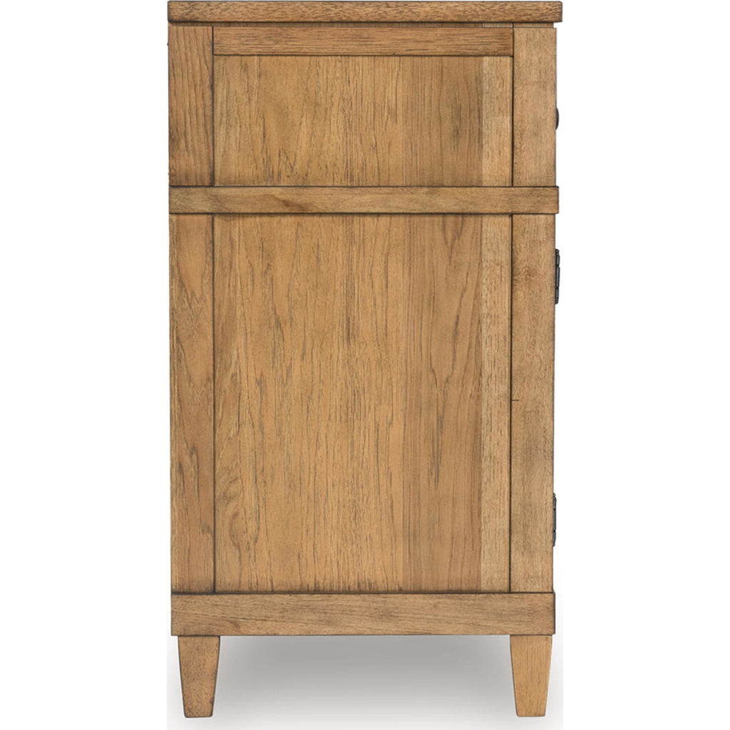 Sharlance TV Stand - Light Brown