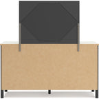 Cadmori 6 Piece Full Platform Bedroom - Black/White