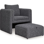Vreni Accent Chair - Charcoal/Black