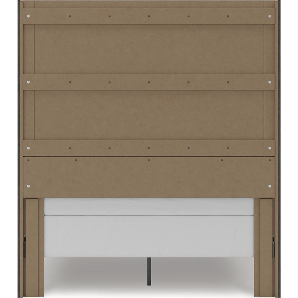 Fraluna Queen Storage Bed - Charcoal