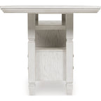 Robbinsdale Counter Height Table - Antique White - (D642D7)