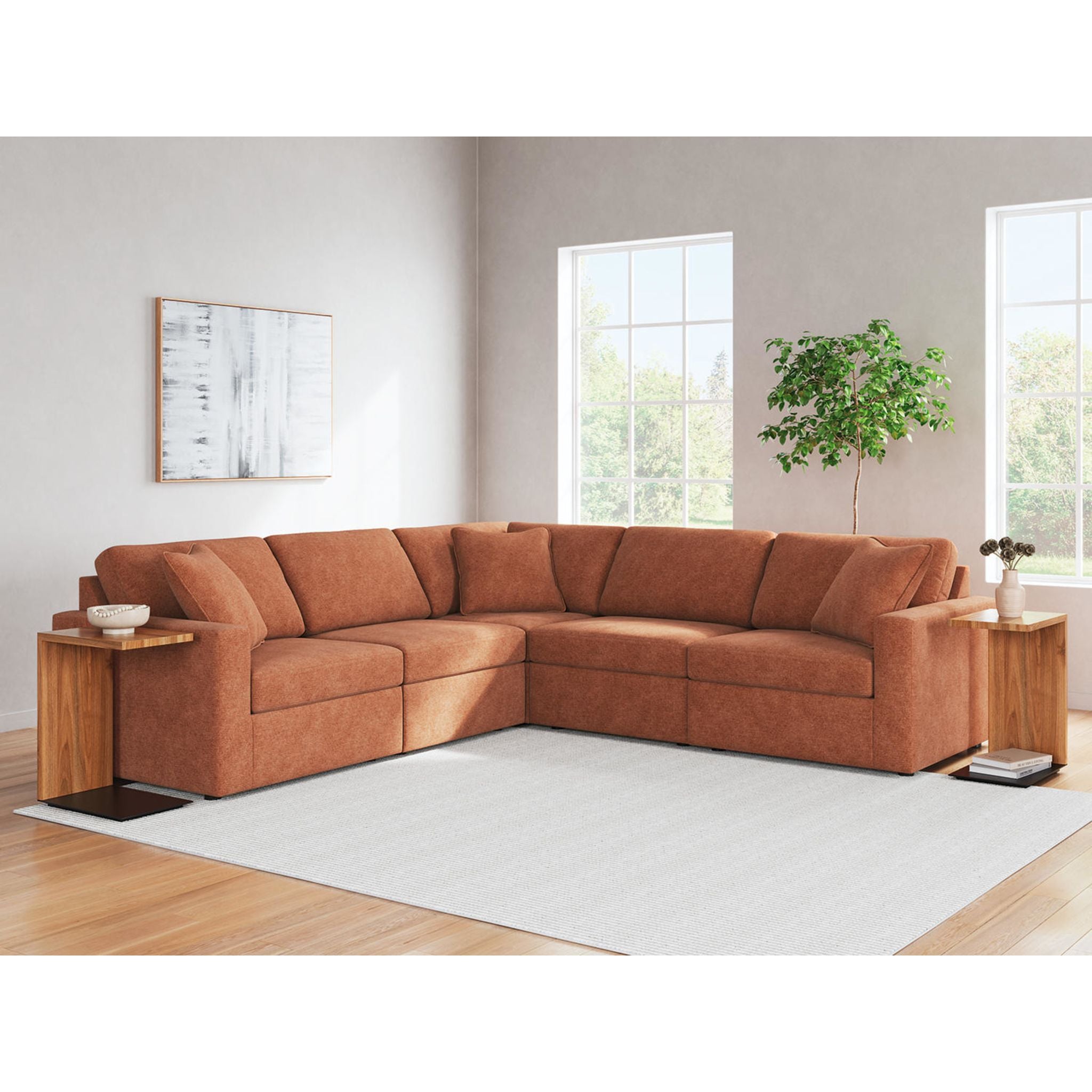 Modmax 5 Piece Modular Sectional