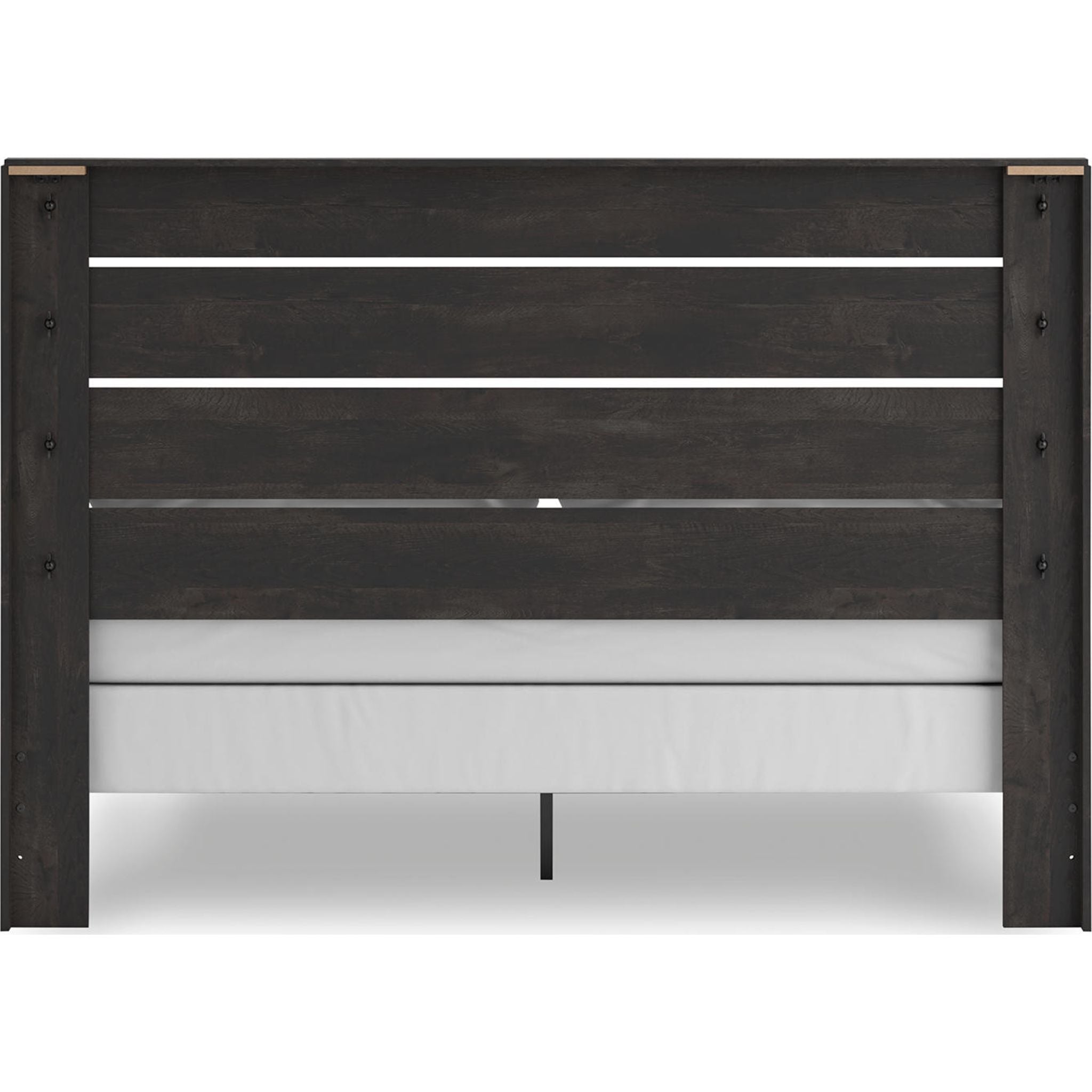 Hollivern King Panel Bed - Dark Gray