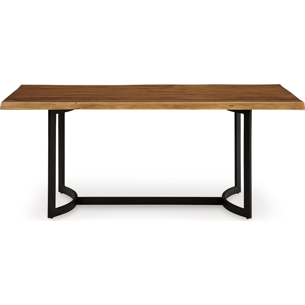 Fortmaine Dining Table - Brown/Black - (D872-25)