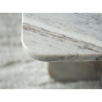 Baretton Accent Table - Black/White/Taupe