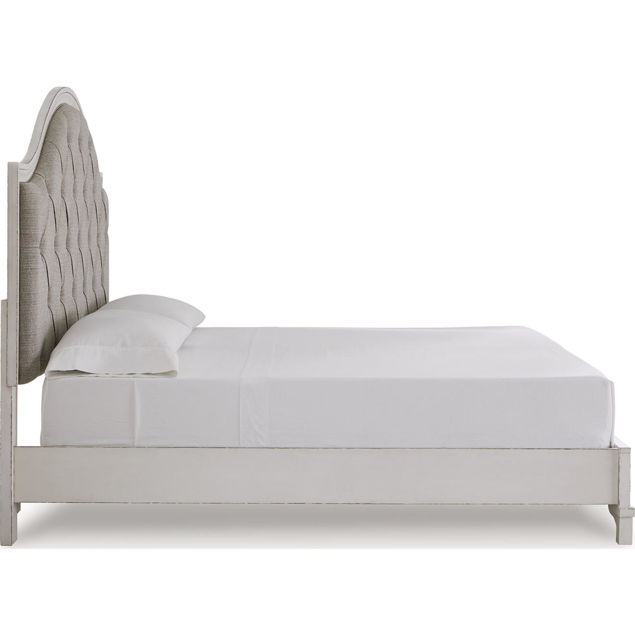 Blendon Panel Bed - Rustic Brown