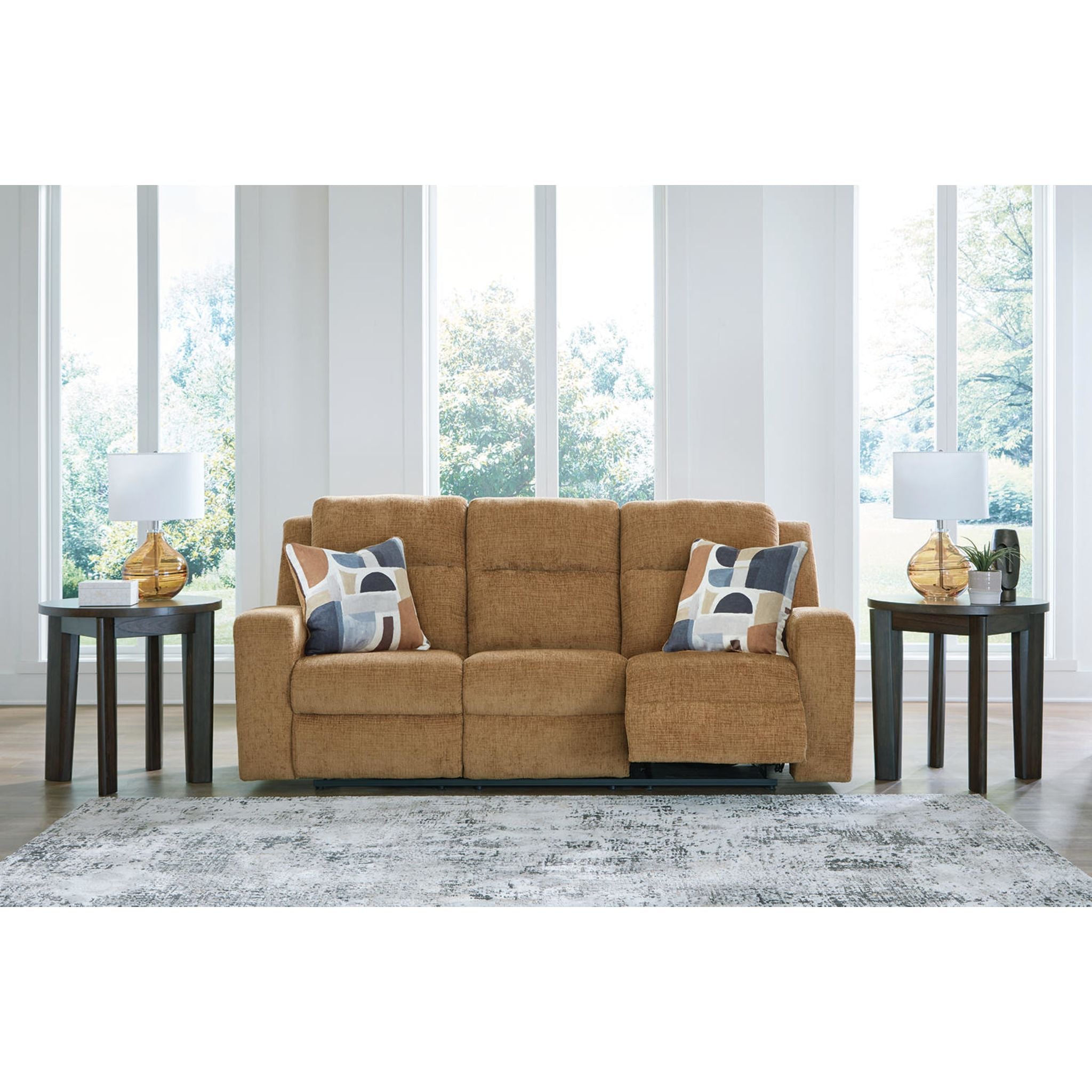 Kanlow Reclining Sofa - Honey