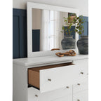 Bostwick Shoals Dresser and Mirror - White