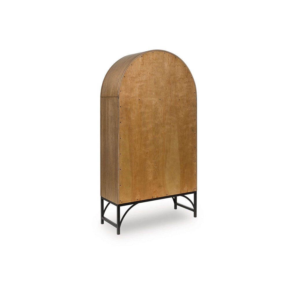 Gwenwich Accent Cabinet - Natural/Black