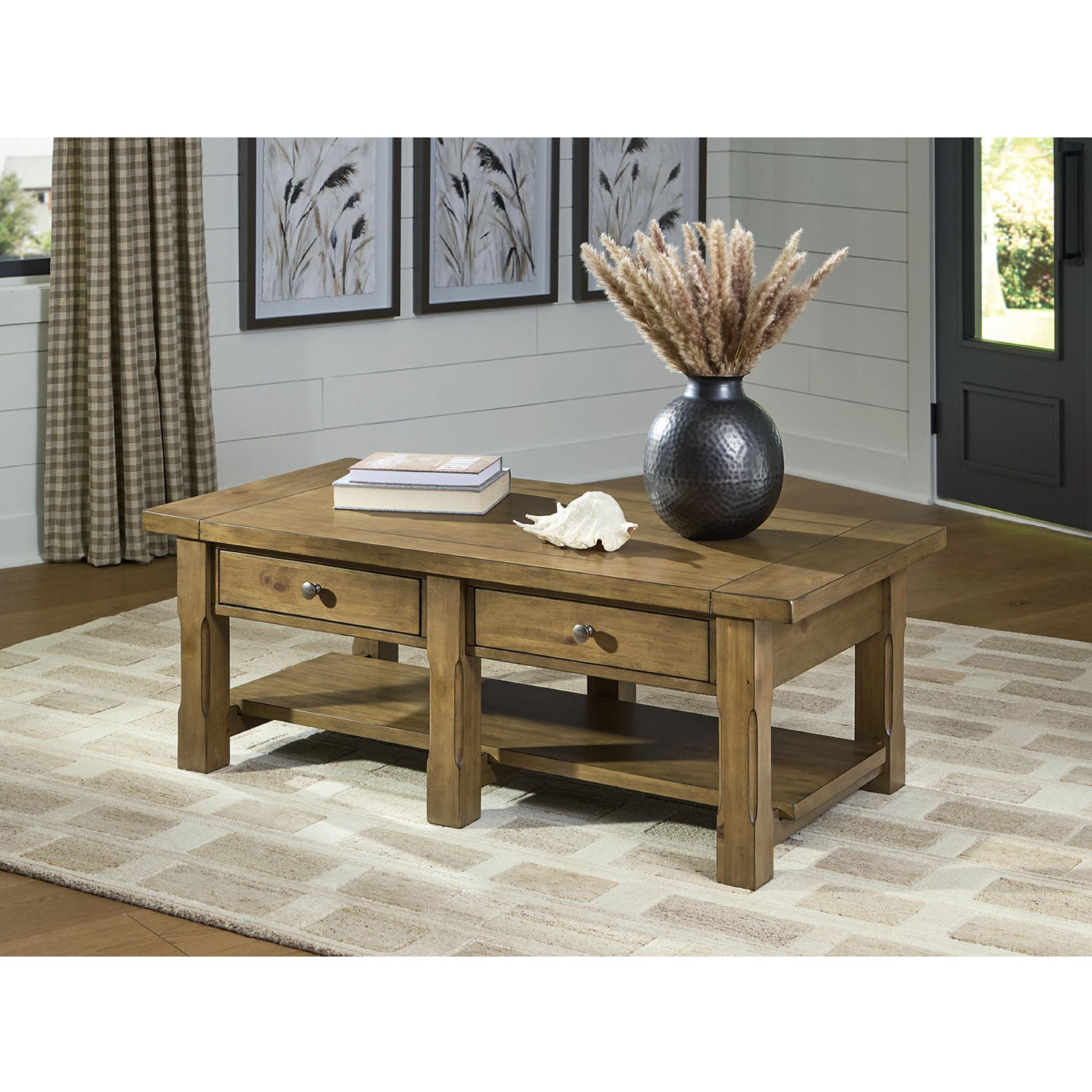 Vandenmore Coffee Table - Medium Brown