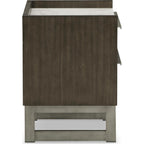 Arkenton Nightstand - Grayish Brown/White