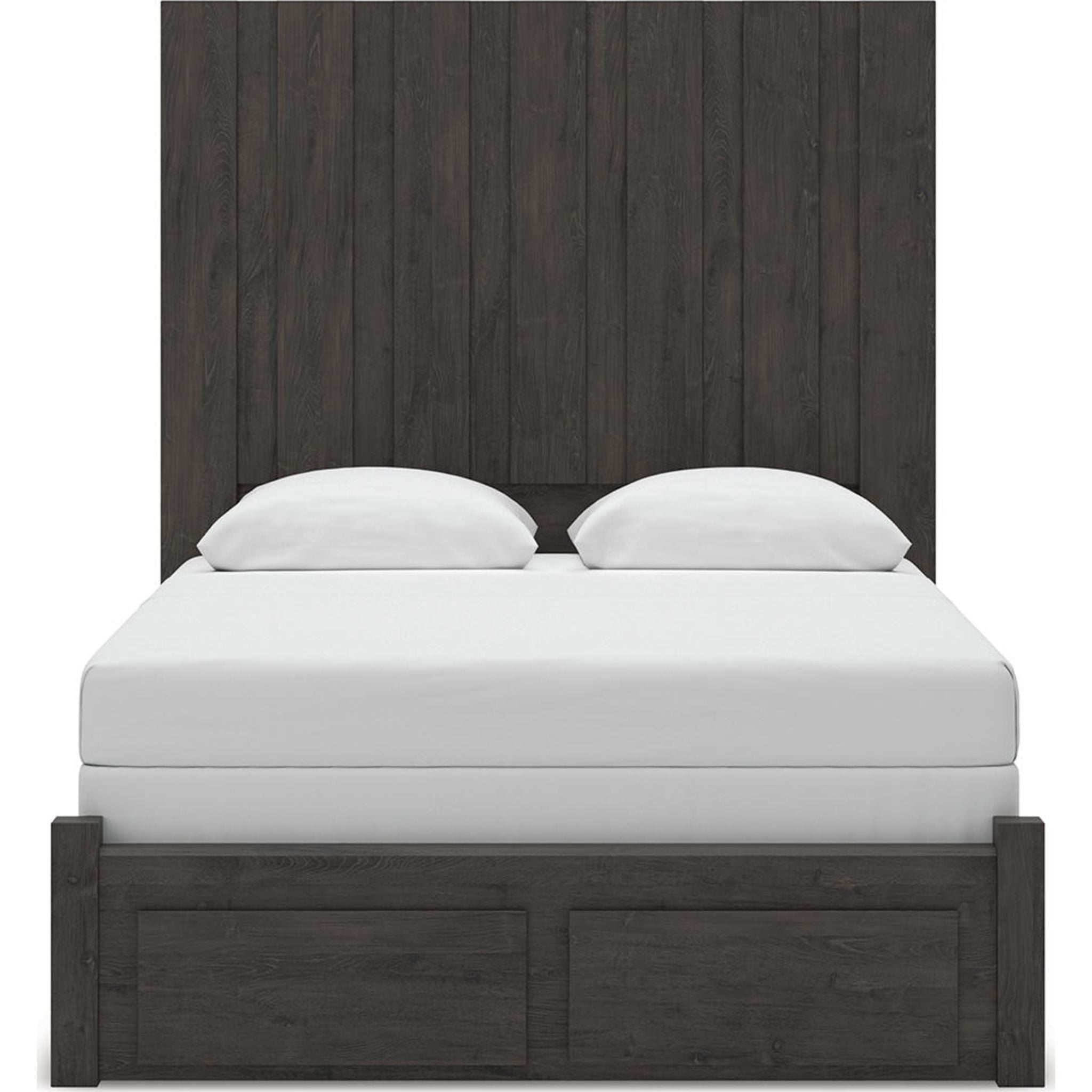 Fraluna Queen Storage Bed - Charcoal