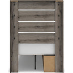 Graystorm Twin Storage Bed - Brown Gray