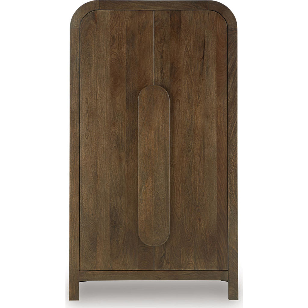 Thoren Accent Cabinet - Medium Brown