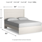 Stelsie Panel Bedroom - White