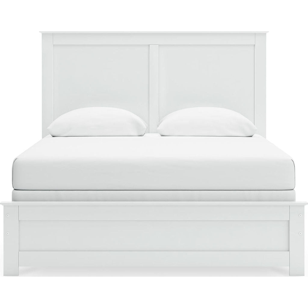 Bostwick Shoals Panel Bed - White