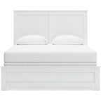Bostwick Shoals Panel Bed - White