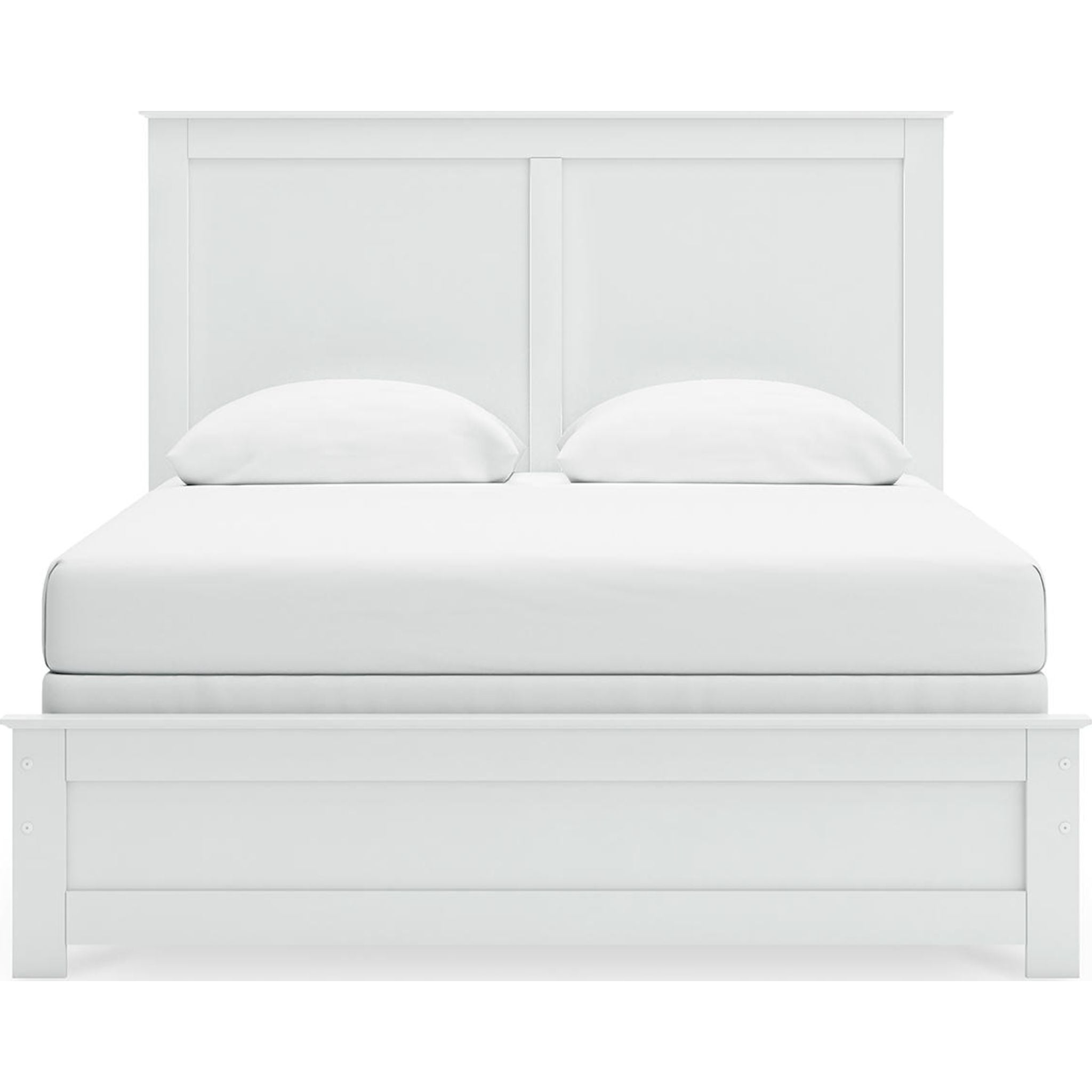 Bostwick Shoals Panel Bed - White