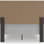 Prendonea Full Panel Bed - Charcoal