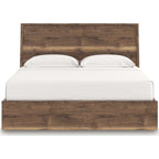 Chirason King Panel Bed - Brown