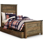 Trinell Twin Bed - Brown