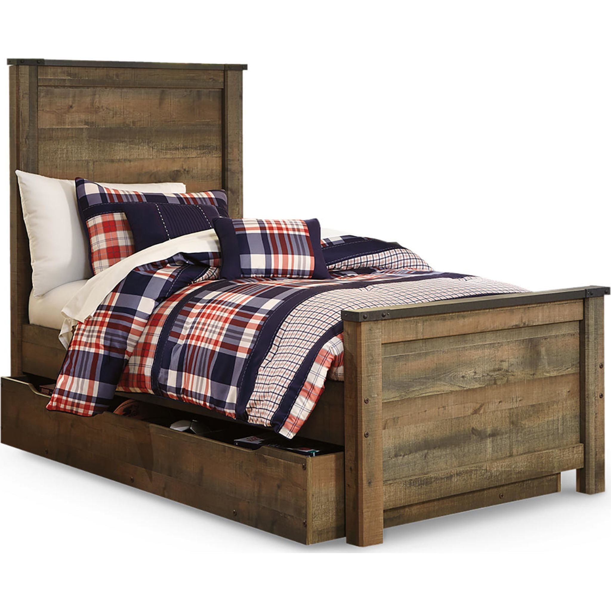 Trinell Twin Bed - Brown