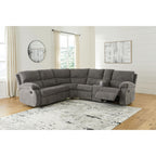 Museum 2 Piece Reclining Sectional with Console