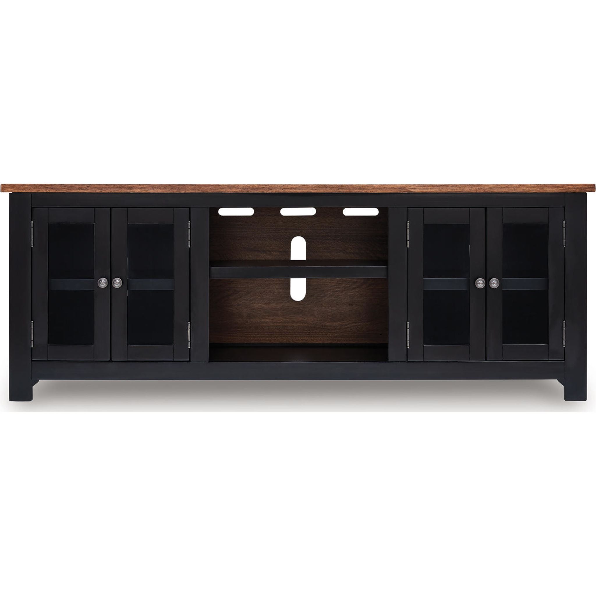 Wildenauer TV Stand - Brown/Black