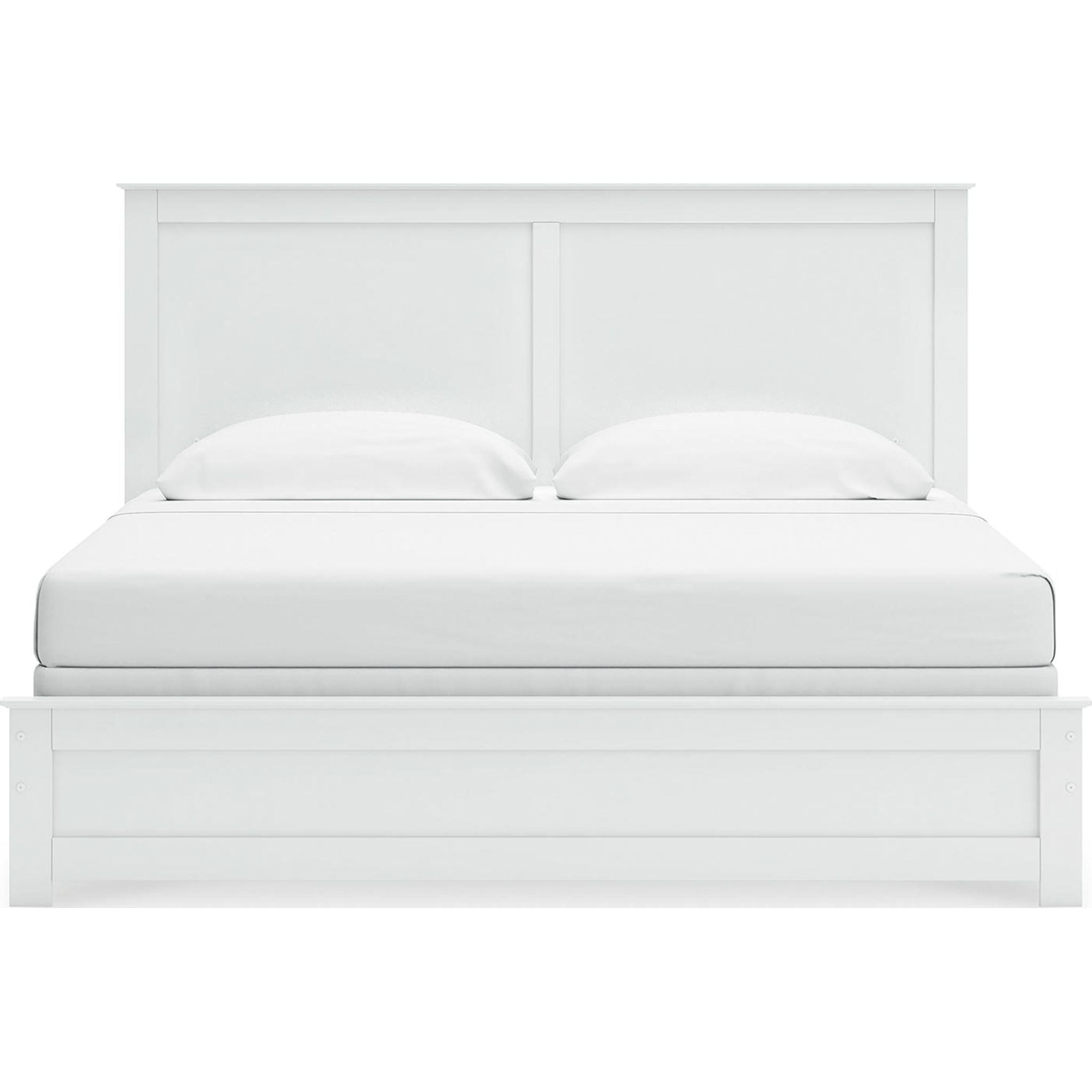 Bostwick Shoals Panel Bed - White