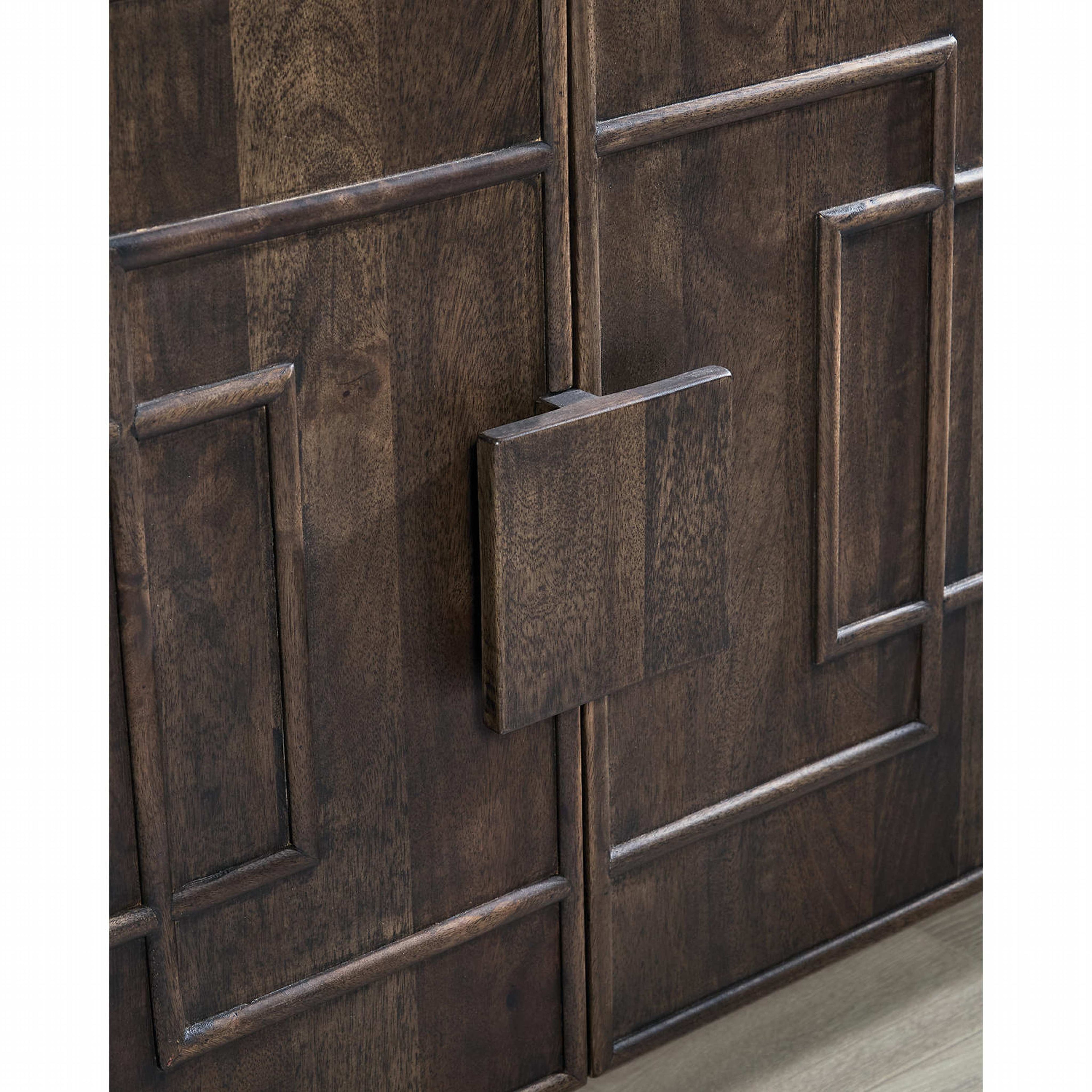 Cato Accent Cabinet - Dark Brown