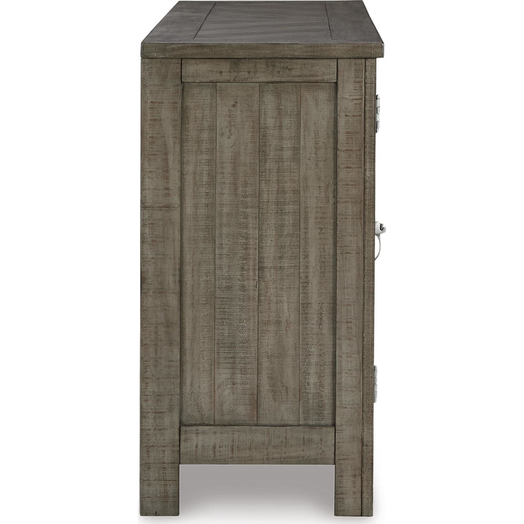 Krystanza Dining Server - Weathered Gray - (D766-60)