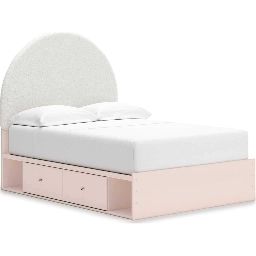 Wistenpine Full Storage Bed - Blush