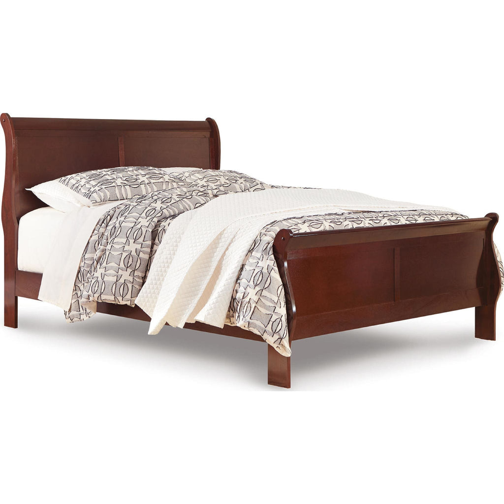 Alisdair 5 Piece King Sleigh Bedroom - Dark Brown