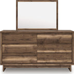 Chirason Dresser and Mirror - Brown
