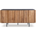 Quintavious Accent Cabinet - Brown/Charcoal