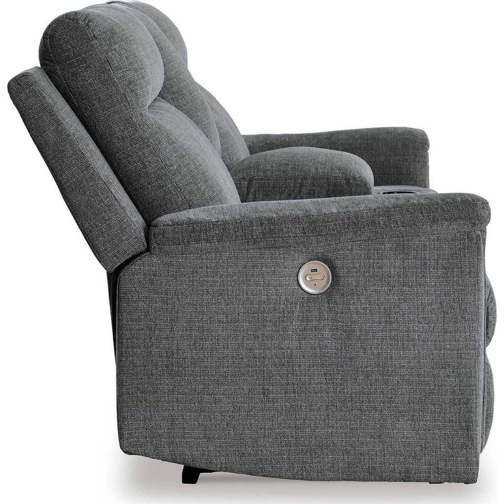 Barnsana Power Reclining Loveseat with Console