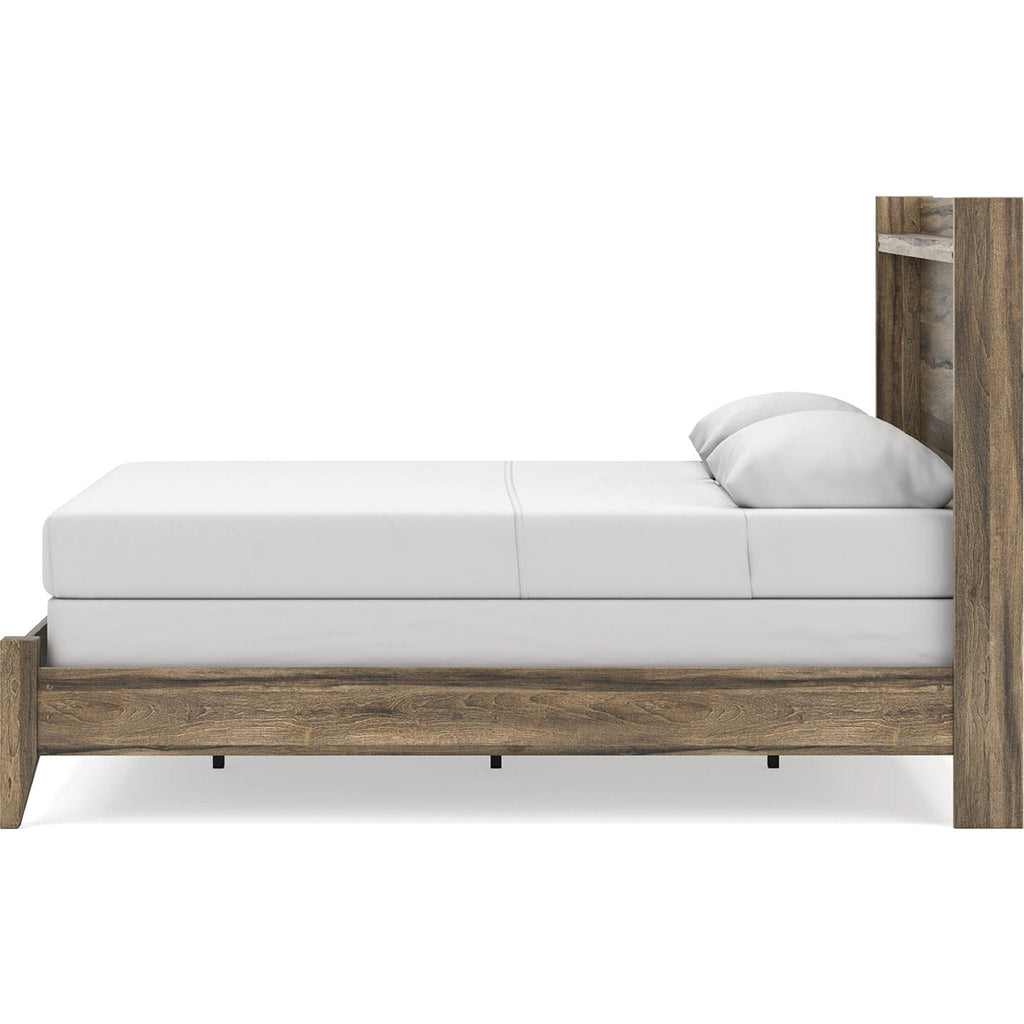 Elbrim Panel Bed - Brown