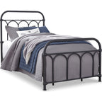 Nashburg Metal Bed - Black