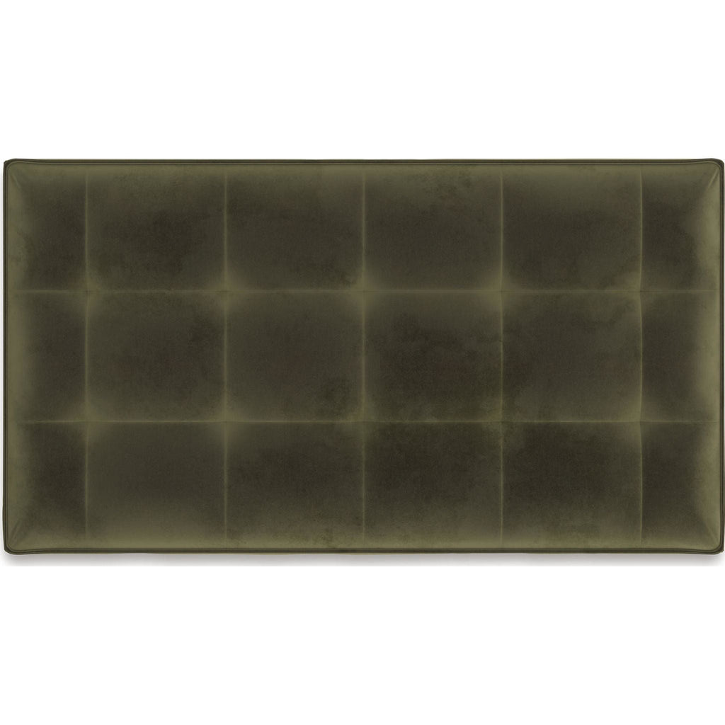 Caspian-Town Oversized Accent Ottoman - Olive