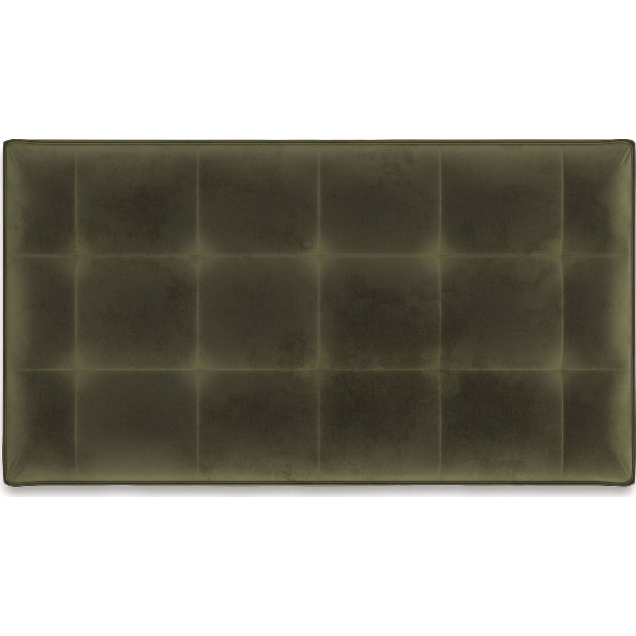 Caspian-Town Oversized Accent Ottoman - Olive