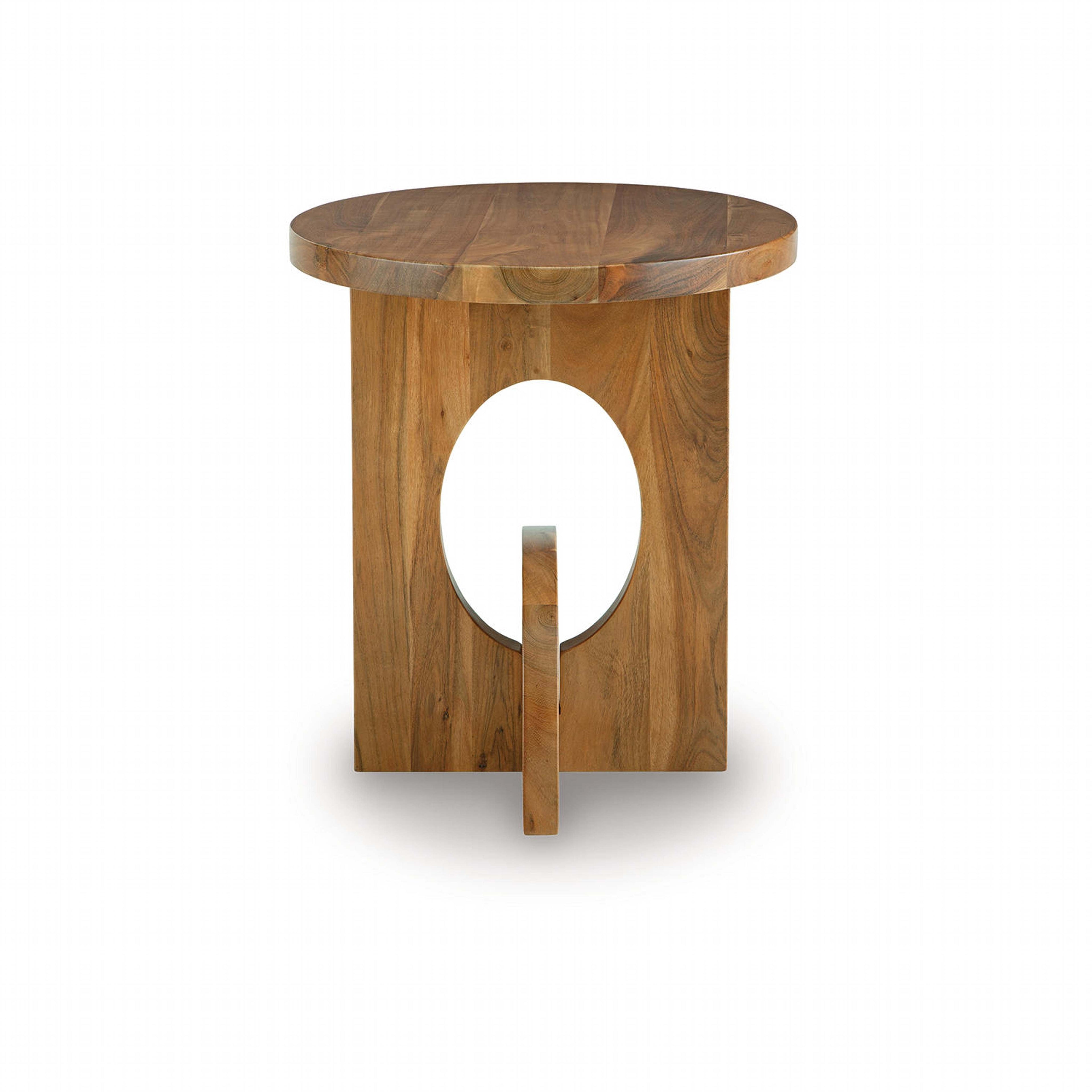 Hollbourne Accent Table - Brown