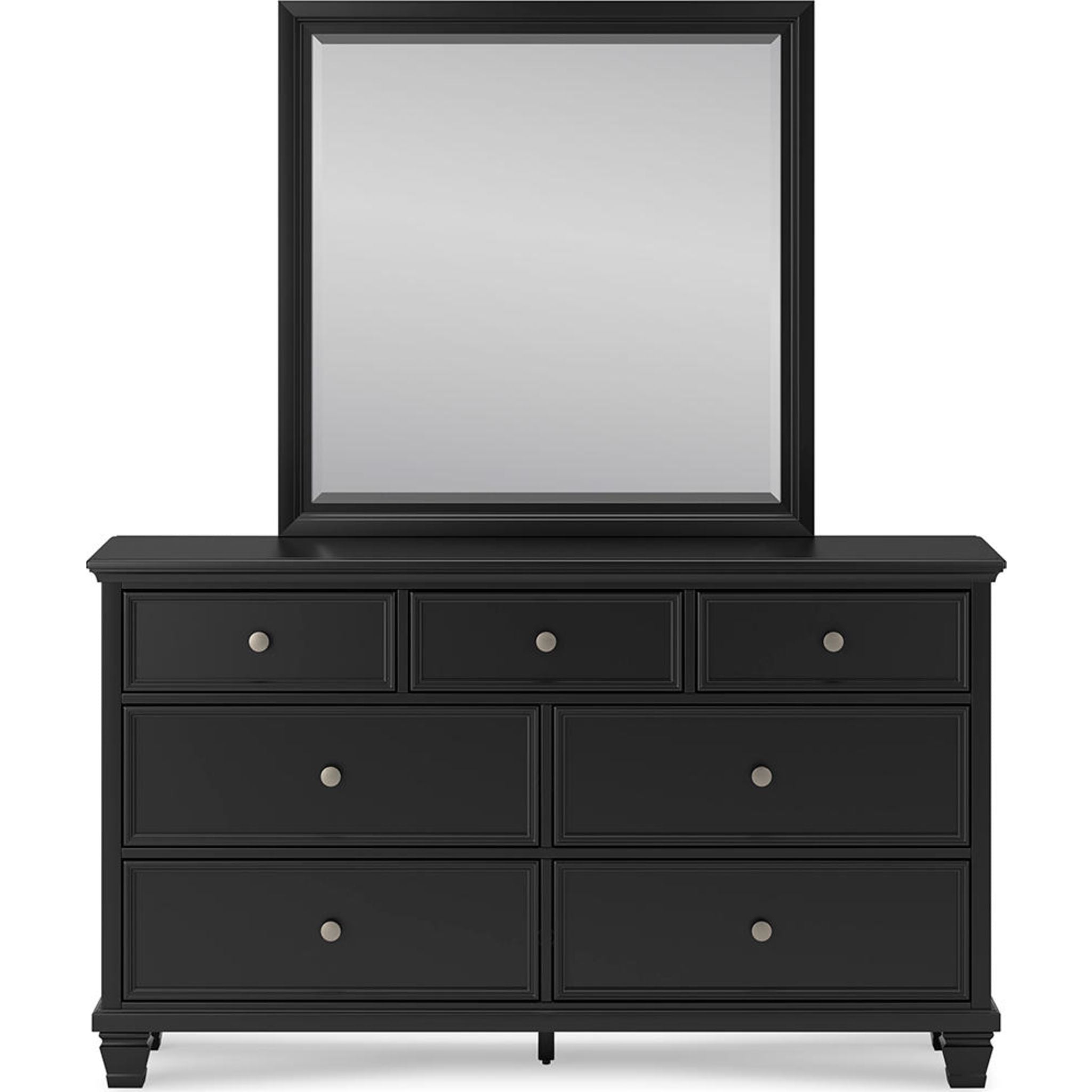 Lanolee 6 Piece Panel Bedroom - Black