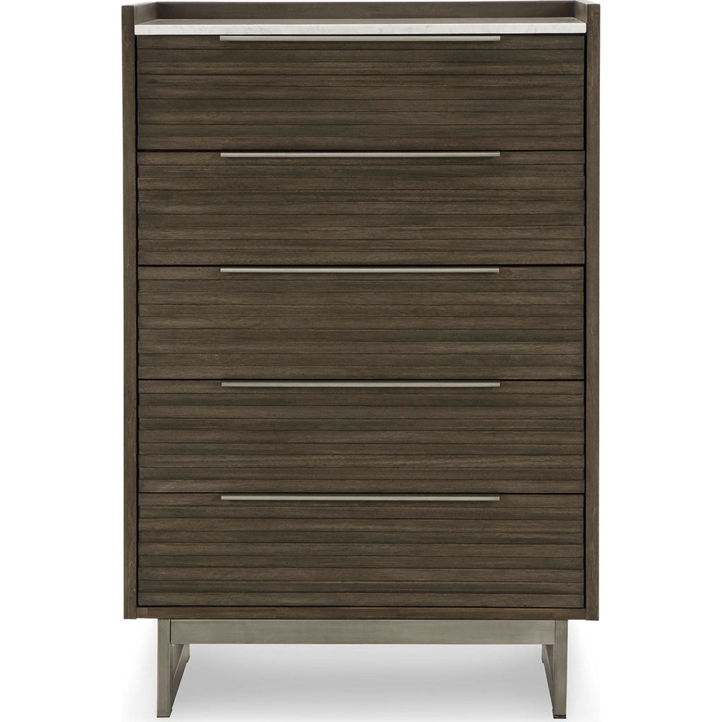 Arkenton Chest - Grayish Brown/White