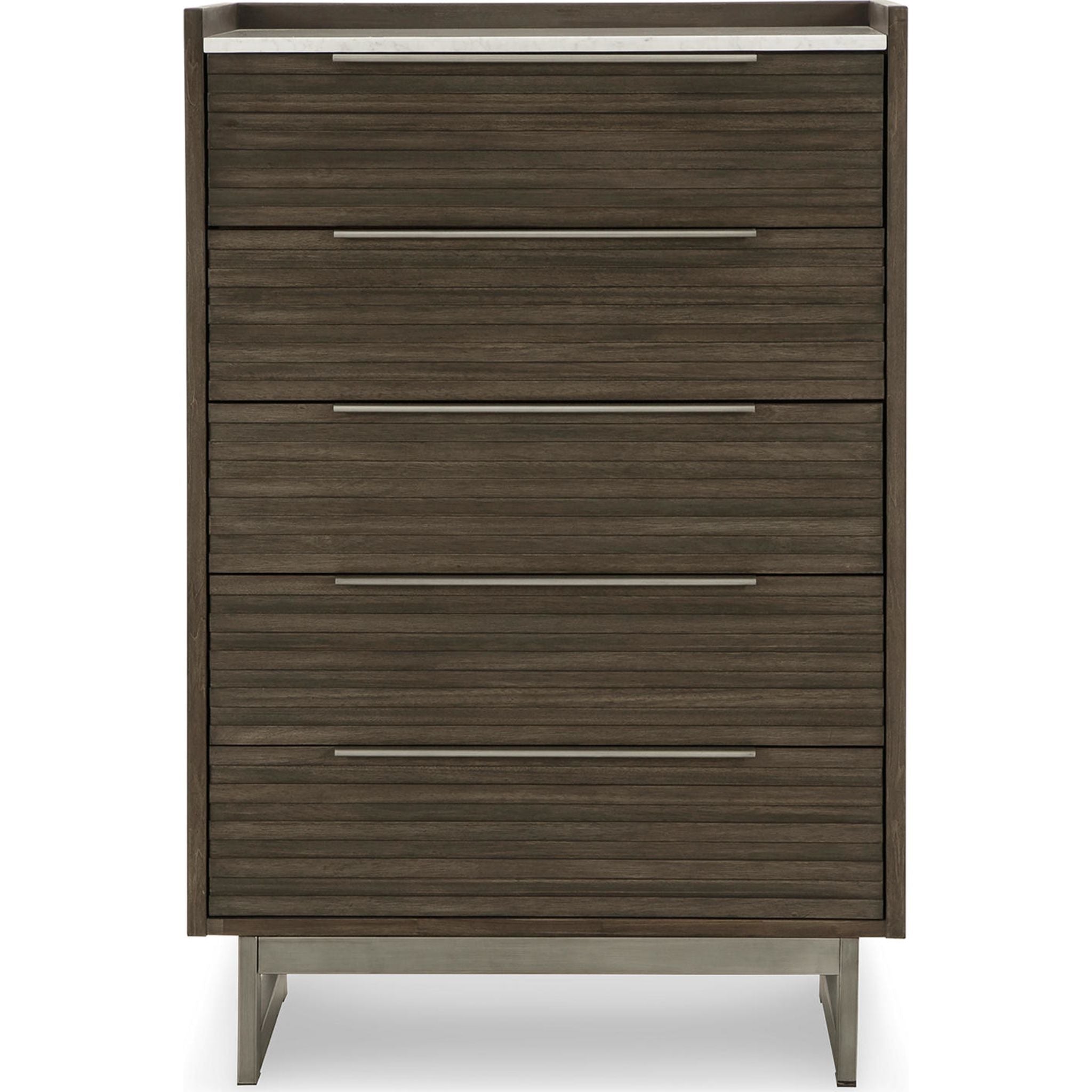 Arkenton Chest - Grayish Brown/White