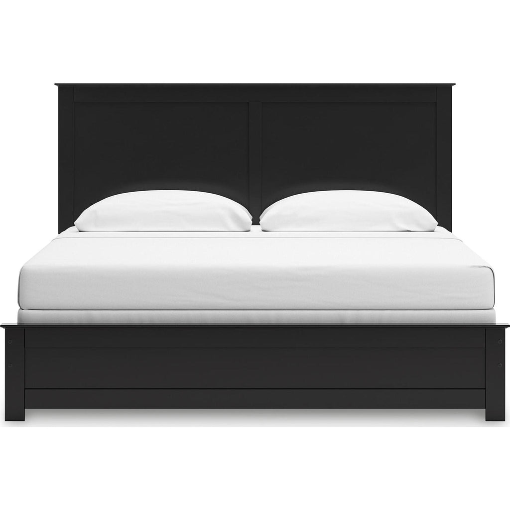 Maribel Panel Bed - Black