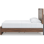 Fortlorn Queen Panel Bed - Walnut Brown