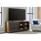 Rosswain TV Stand - Warm Brown